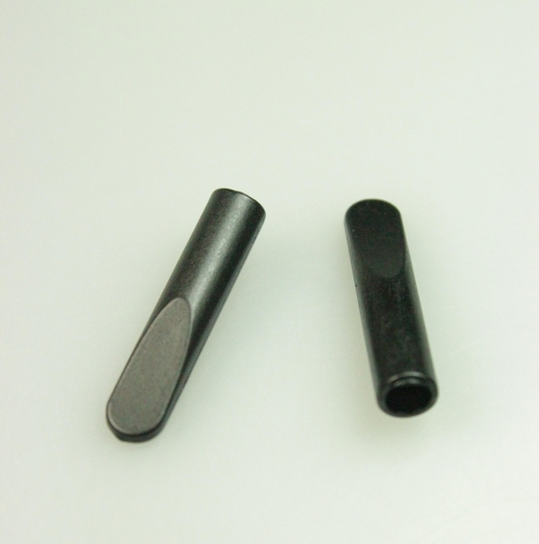 Capete Snur 4mm, Metal, Negru Mat, (2Buc)